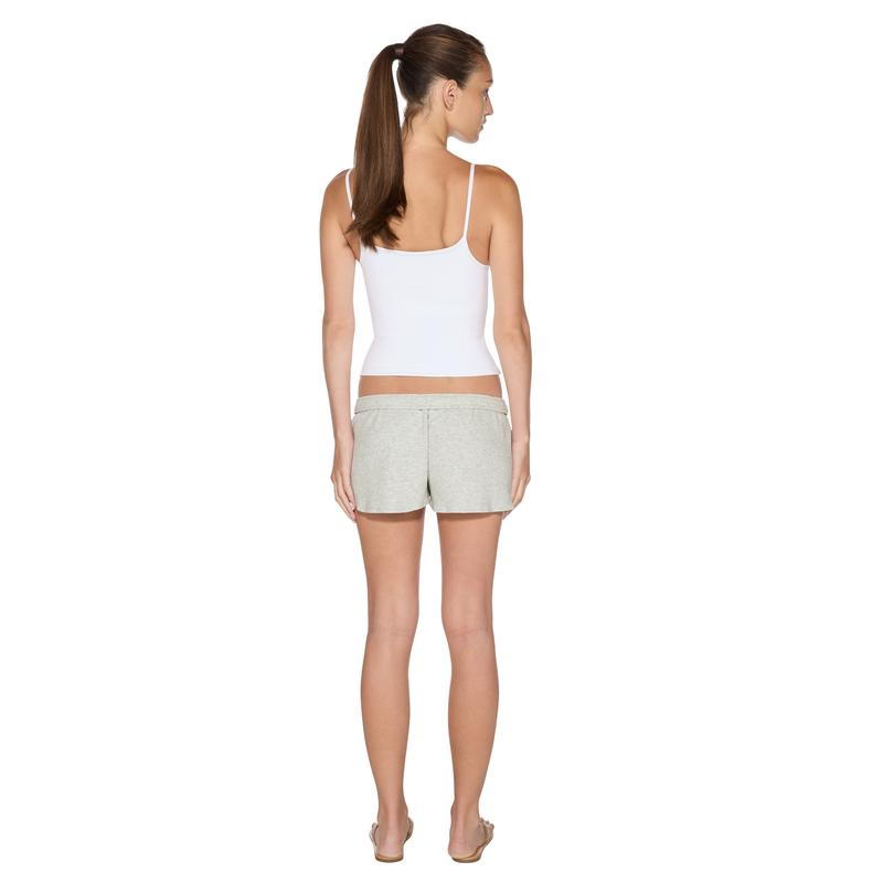 naom Tank Top in White - back view on model